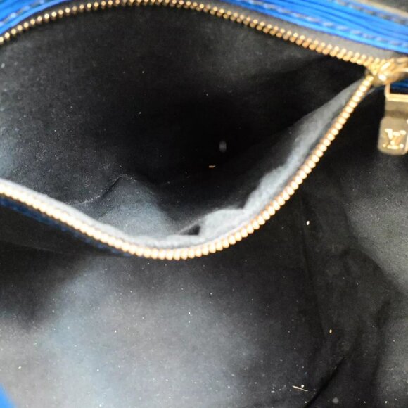 LOUIS VUITTON Noe GM Drawstring Shoulder Bag Epi Leather Blue - Picture 13 of 16